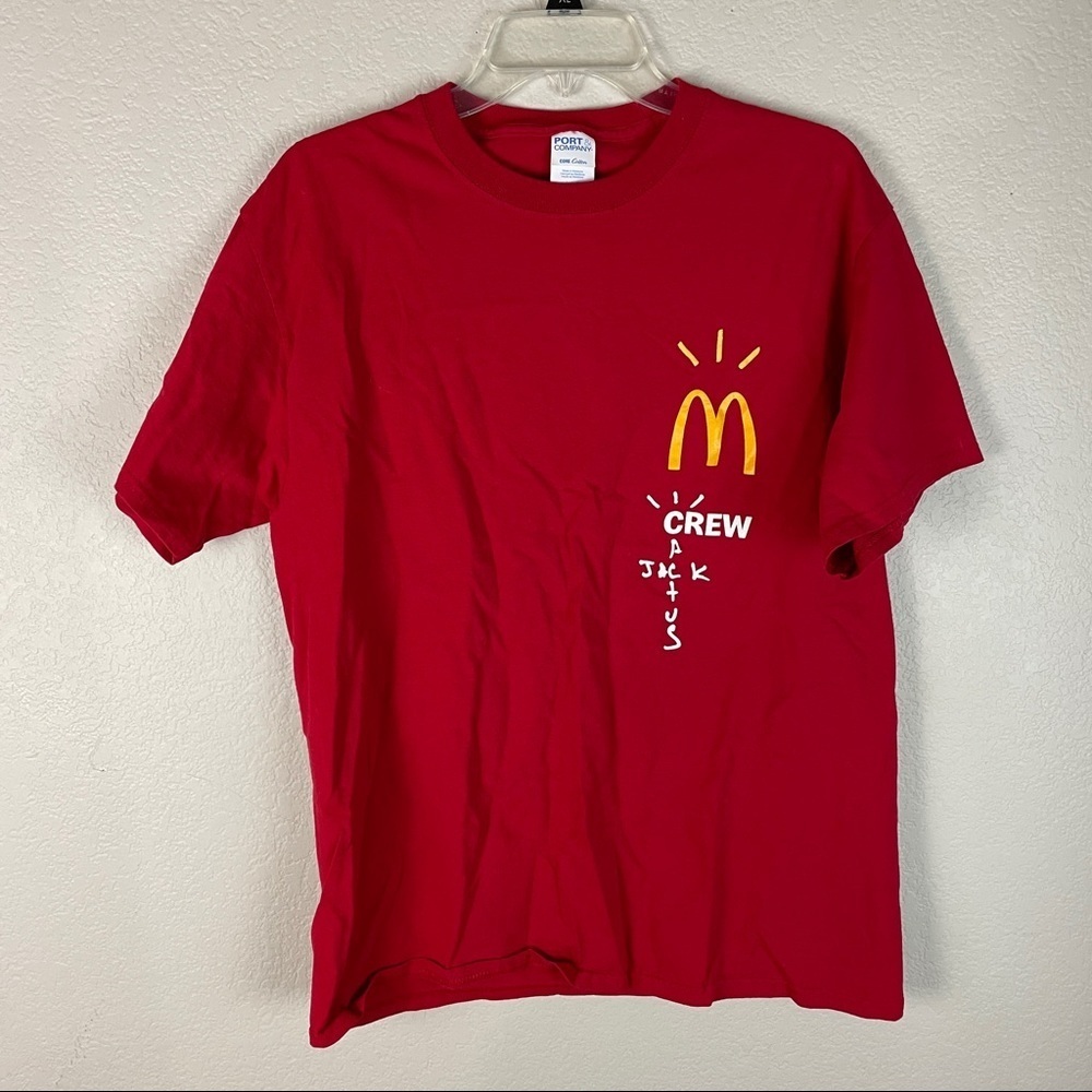 McDonalds Cactus Jack Crew Travis Scott Size Large
